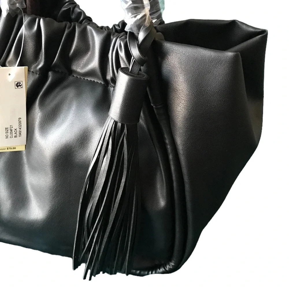 NWT Collection18 black tassel purse - Picture 5 of 6